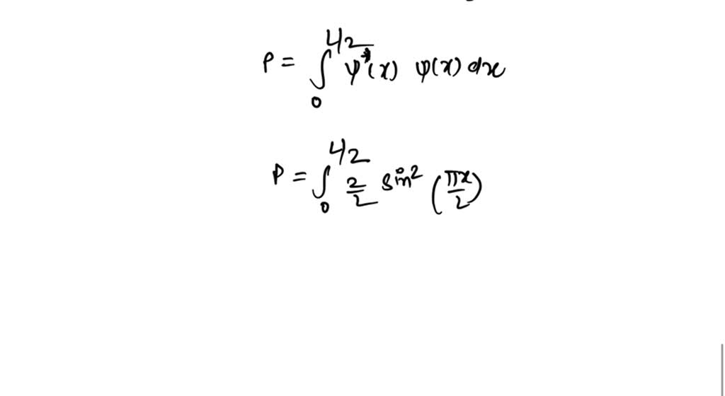 SOLVED: 2.For a particle in a box with side Lon the interval=-L/2