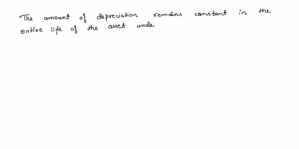 Solved: Which Of The Following Depreciation Methods Is Commonly 