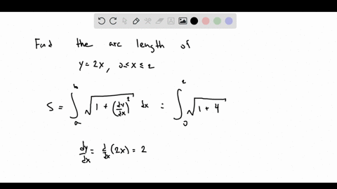 find-the-arc-length-of-y-2x-0-x-2-using-integral-formula
