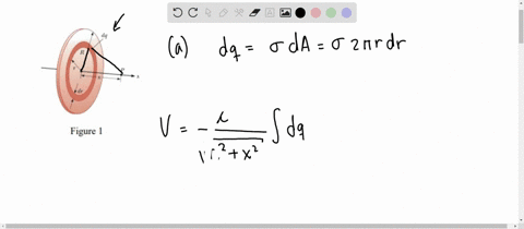 a-uniformly-charged-disk-has-radius-r-and-surface-charge-density-shown-in-figure-find-a-the-electric-potential-point-p-along-the-perpendicular-central-axis-0f-the-disk-points-and-b-prove-tha-95213
