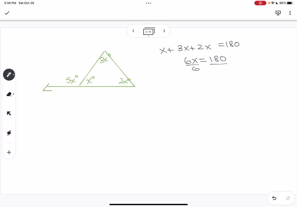 SOLVED: 15. Use Structure Write and solve an equation to find the value ...