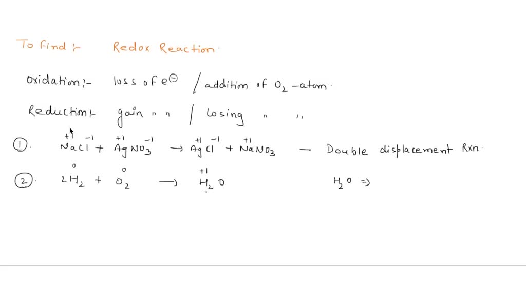 SOLVED: Which Of The Following Equations Represents An Oxidation ...