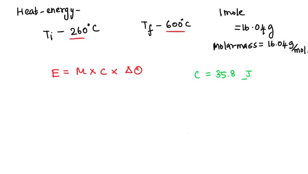 SOLVED: Calculate the heat required to raise the temperature 1 mol of ...