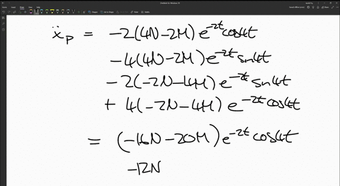 when-mass-of-2-kilograms-is-attached-to-spring-whose-constant-is-32-nlm-it-comes-to-rest-in-the-equilibrium-position-starting-at-0-force-equal-to-f-t-102e-cos4t-is-applied-to-the-system-find-91704