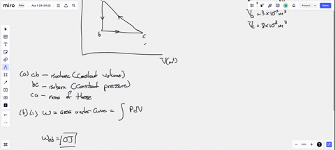 use-the-following-mathrmp-mathrmv-diagram-to-answer-questions-about-this-thermodynamic-cycle-consisting-of-three-processes-labeled-a-b-b-c-and-c-a-mathrmp_mathrma300-times-105-mathrmpa-mathrmp_mathrmb