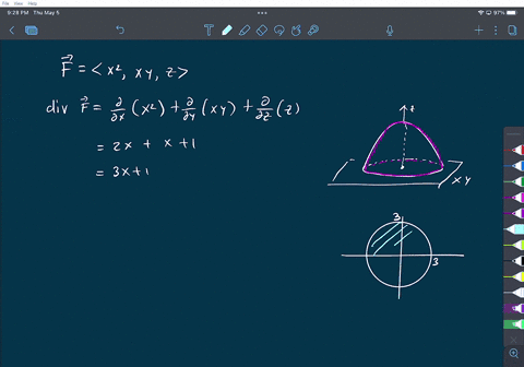 verify-that-the-divergence-theorem-is-true-for-the-vector-field-f-on-the-region-e-give-the-flux-fx-y-z-x2i-xyj-zk-e-is-the-solid-bounded-by-the-paraboloid-z-9-x2-y2-and-the-xy-plane-25175