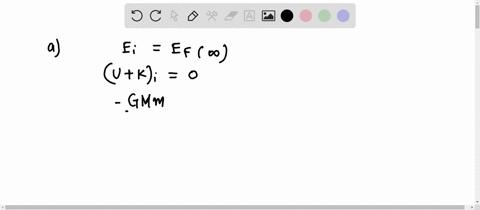 an-object-of-mass-m-is-launched-from-planet-of-mass-m-and-radius-r-derive-and-enter-an-expression-for-the-minimm-launch-speed-needed-for-the-object-to-escape-gravity-ie-to-be-able-to-just-re-78743