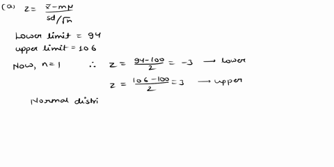a-quality-characteristic-x-follows-a-normal-distribution-with-mean-100-and-standard-deviation-2-when-the-production-process-is-in-control-part-a-suppose-that-the-lower-and-upper-specificatio-27206