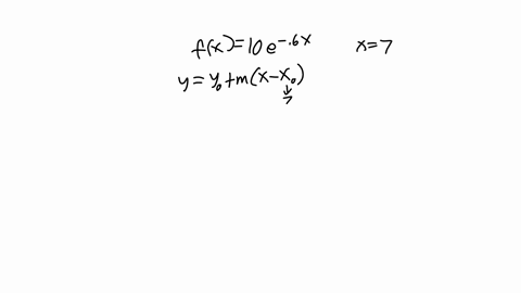 find-the-equation-of-the-tangent-line-to-fx10e06x-at-x7-round-any-calculated-values-to-three-decimal-places-the-equation-of-the-tangent-line-is-y-14767