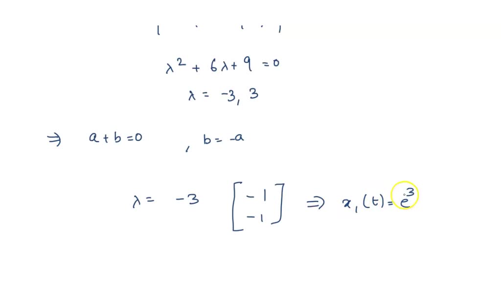 Solved Rewrite The System In Matrix Form And Verify That The Given