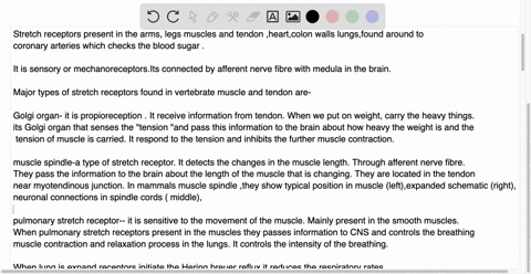 what-are-the-major-types-of-stretch-receptors-found-in-vertebrate-muscle-and-tendons-and-what-is-their-role-in-neural-integration-in-these-animals-54825