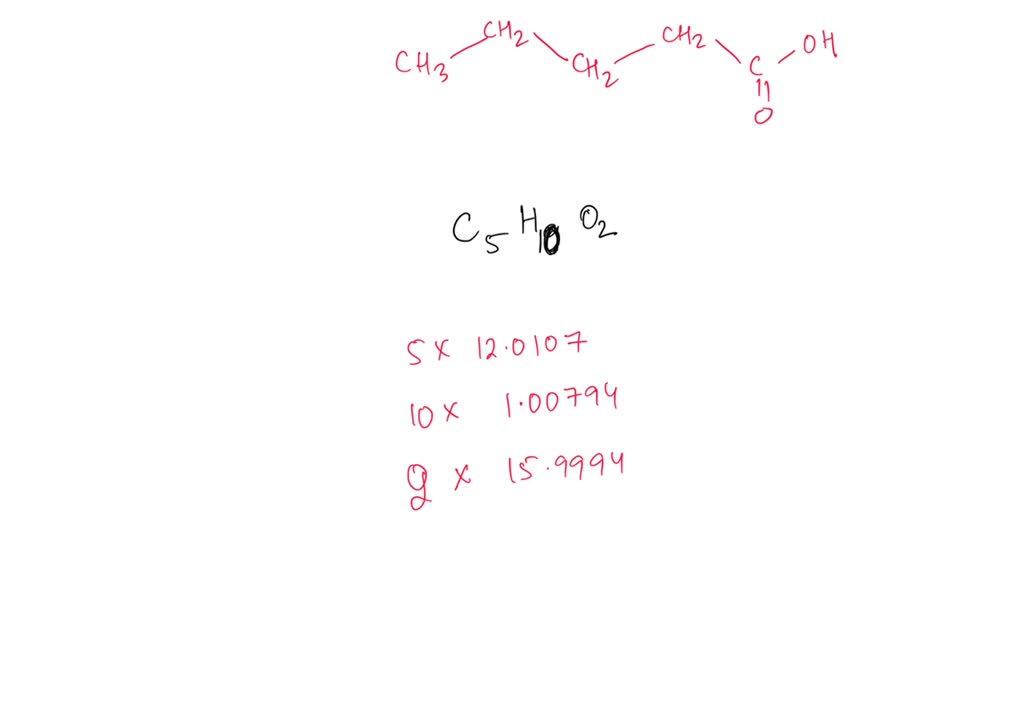 SOLVED: Determine the molar mass of the structure shown below. Report