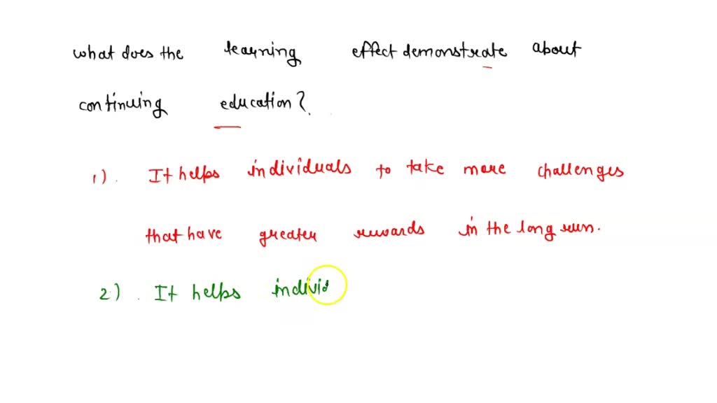 SOLVED How does distance education learning affect the reading