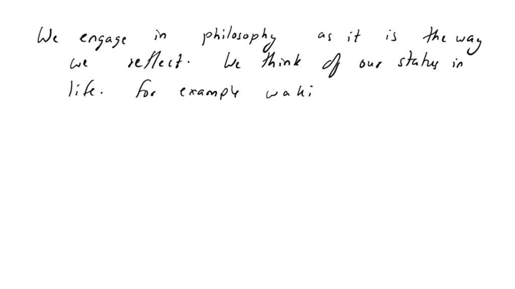 SOLVED: Give an example from your life where thinking, feeling, and ...
