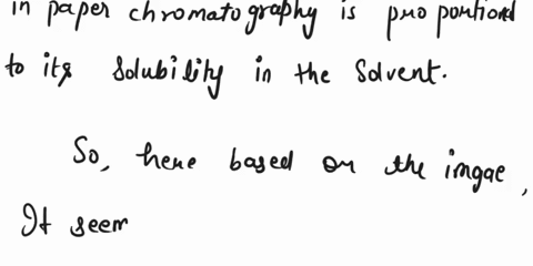 q3-a-student-used-paper-chromatography-to-investigate-the-colors-in-different-inks-the-chromatogram-obtained-is-shown-below-awhich-of-the-inks-is-the-most-soluble-in-the-solvent-and-explain-34236
