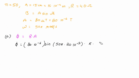 a-50-turn-circular-coil-radius-r-15-cm-with-a-total-resistance-r-40-0-is-placed-in-a-magnetic-field-directed-perpendicular-to-the-plane-ofthe-coil-the-magnitude-of-this-field-varies-with-tim-11048