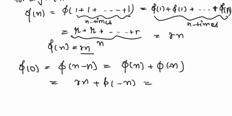 show-that-any-homomorphism-of-the-additive-group-into-itself-has-the-form-x-k-rr-for-some-q-then-show-that-homomorphism-is-an-automorphism-unless-r-0_-b-show-that-any-group-homomorphism-of-q-64875