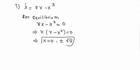 find-the-equilibrium-points-in-the-dynamics-of-the-following-systems-analyse-the-stability-of-each-equilibrium-point-and-for-case-i-also-provide-the-bifurcation-diagram-i-irr-_-23-ii-i-cosx-38686