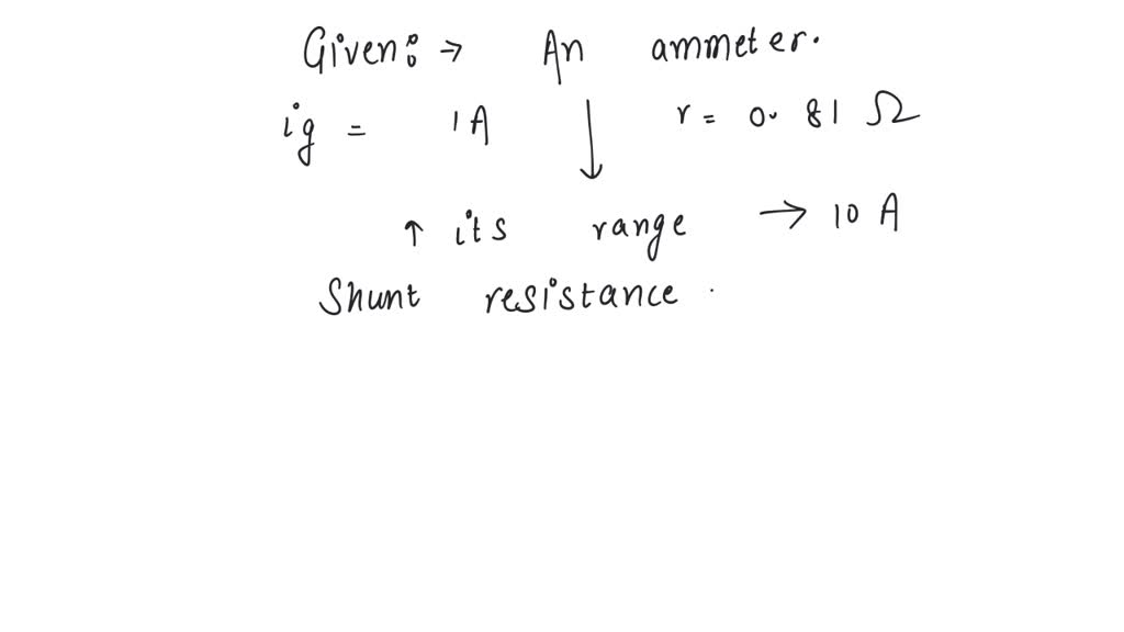 An ammeter reads upto 1 ampere. Its internal resistance is 0.81 ohm. To