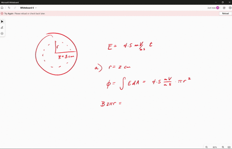 in-fig-32-30-a-uniform-electric-field-is-directed-out-of-the-page-within-a-circular-region-of-radius-73621