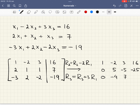 use-elementary-row-operations-to-transform-the-augmented-coefficient-matrix-to-echelon-form-then-solve-the-system-by-back-substitution_-x1-2x2-33-2x1-x2-x3-7-3x1-2x2-2x3-an-echelon-form-for-94742