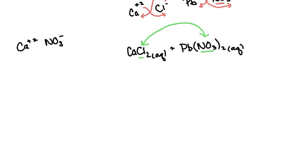 SOLVED Write the balanced NET ionic equation for the reaction when aqueous calcium chloride and