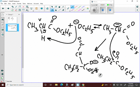 lem-191-a-write-mechanism-for-all-steps-of-the-claisen-condensation-that-take-place-when-ethyl-propanoate-reacts-with-ethoxide-ion-b-what-products-form-when-the-reaction-mixture-is-acidified-76352
