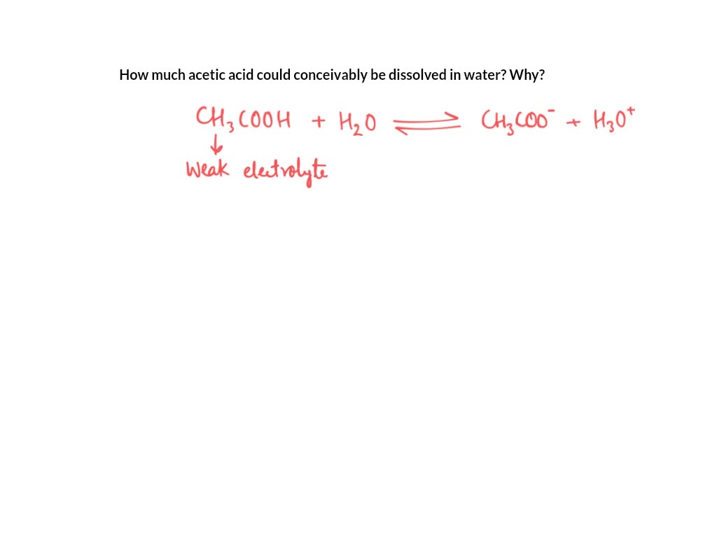 SOLVED Question 10 Vinegar is a 5 aqueous solution of acetic acid