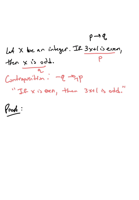 prove-using-contraposition-that-if-x-is-an-integer-and-3x1-is-even-then-x-is-odd-80863