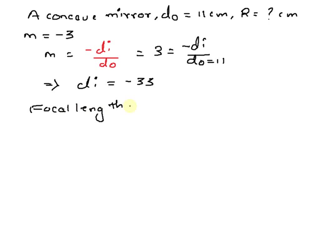 SOLVED A concave makeup mirror is designed so the virtual image
