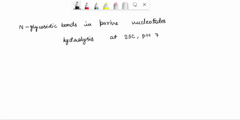 studies-of-the-chemical-stability-of-dna-indicate-that-the-n-glycosidic-bond-in-purine-nucleotides-undergoes-hydrolysis-depurination-spontaneously-at-25-c-ph-7-with-a-rate-constant-of-3710-1-58677