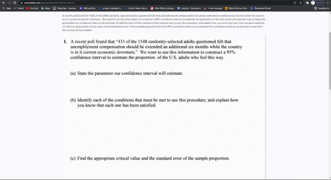 a-recent-poll-found-that-433-of-the-1548-randomly-selected-adults-questioned-felt-that-unemployment-compensation-should-be-extended-an-additional-six-months-while-the-country-is-in-it-curren-32727
