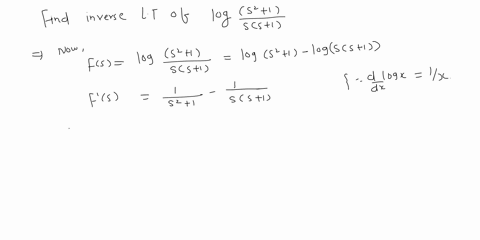 find-the-inverse-laplace-transform-of-log-s21ss1-17886