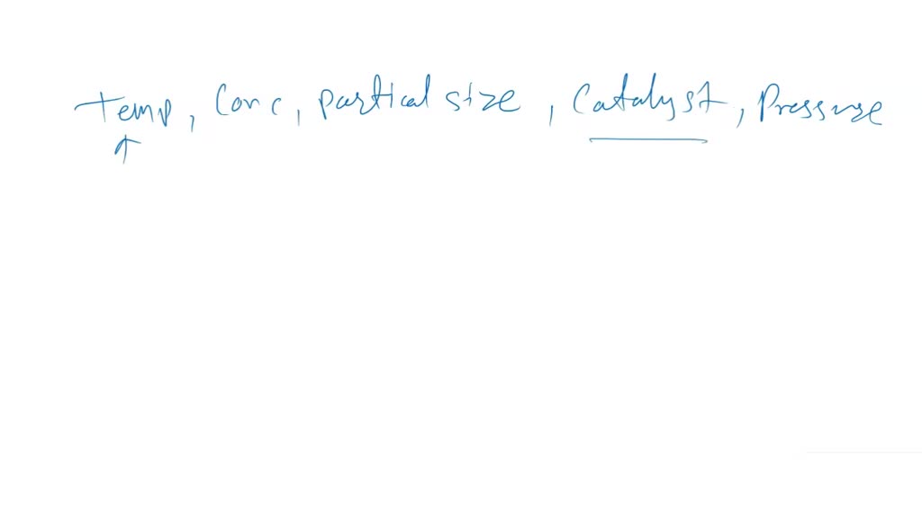 SOLVED: Applied Food: Explaining Factors Affecting Rates of Chemical ...