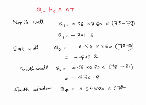 q1calculate-the-sensible-cooling-load-for-the-zone30-ft-x30-ftx12-ftthe-zone-air-temperature-is-78-fthe-convective-portion-of-the-internal-heat-gain-is-3000-btuhrthe-infiltration-rate-is-1-a-22345
