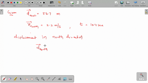 you-are-walking-567-m-to-the-east-then-changing-direction-and-walking-north-at-a-constant-speed-of-22-ms-for-104-s-what-is-the-angle-degrees-between-the-final-displacement-and-the-east-direc-65077