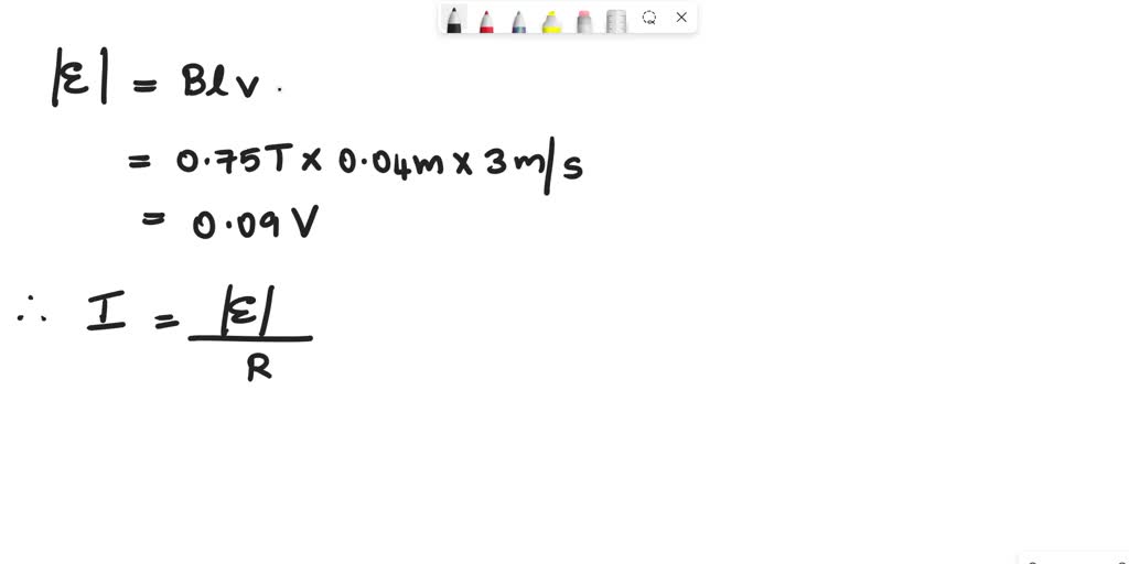 SOLVED: 44. In the accompanying figure; the rails, connecting end piece ...