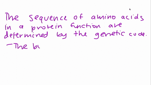 how-is-the-sequence-of-amino-acids-specified-87608