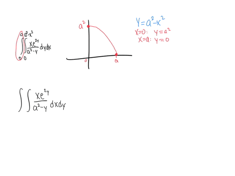 consider-given-double-integral-above-and-give-answers-to-following-two-questions-according-to-this-integrala-is-a-real-constant-change-the-order-of-integration-for-given-double-integral-above-and-wr-2