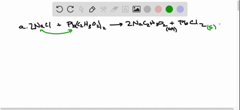 write-a-molecular-equation-for-the-precipitation-reaction-that-occurs-if-any-when-each-pair-of-aqueous-solutions-is-mixed-if-no-reaction-occurs-write-no-reaction-a-sodium-chloride-and-leadii-acetate-4