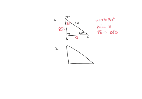 question-special-right-triangles-show-and-explain-all-work-for-each-problem-each-solution-and-work-should-demonstrate-your-understanding-of-special-right-triangles-30-60-90-and-45-45-90-10-p-47782