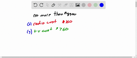 write-the-constraint-below-as-a-linear-inequality-a-candidate-will-spend-no-more-than-8900-on-radio-and-tv-advertising-each-radio-spot-costs-s160-and-each-tv-ad-costs-760-let-x-be-the-number-86037