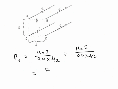 question-1-four-long-conducting-wires-are-oriented-such-that-the-current-flows-in-or-outof-the-page-cross-sections-of-the-set-ups-are-shown-below-they-are-rigidly-held-in-their-arrangements-48873