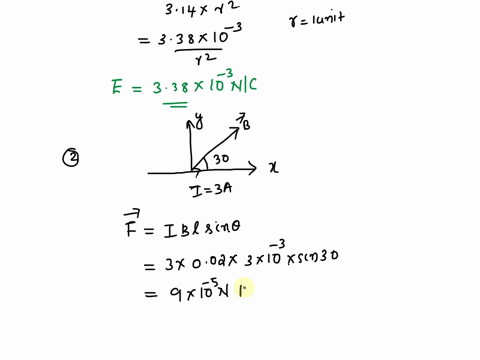 part-h-magnetic-field-find-the-electric-ficld-strength-e-in-the-1a-gauge-copper-wire-resistivity-17-x-10-0-when-the-wire-is-carrying-current-of-13-a-wire-segment-mm-long-carries-cuticm-of-3-23925