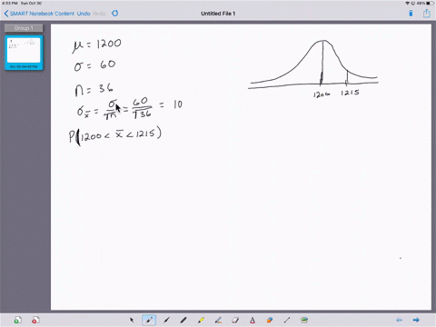 the-sat-scores-have-an-average-of-1200-with-standard-deviation-of-60-sample-of-36-scores-is-selected-iwhat-i-the-probability-that-the-sample-mean-will-be-between-12oo-and-1215-round-your-ans-27932