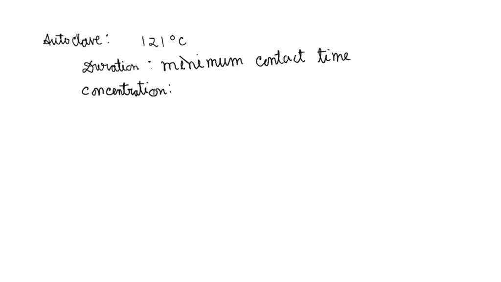 SOLVED Which of the following sterilization methods do not kill