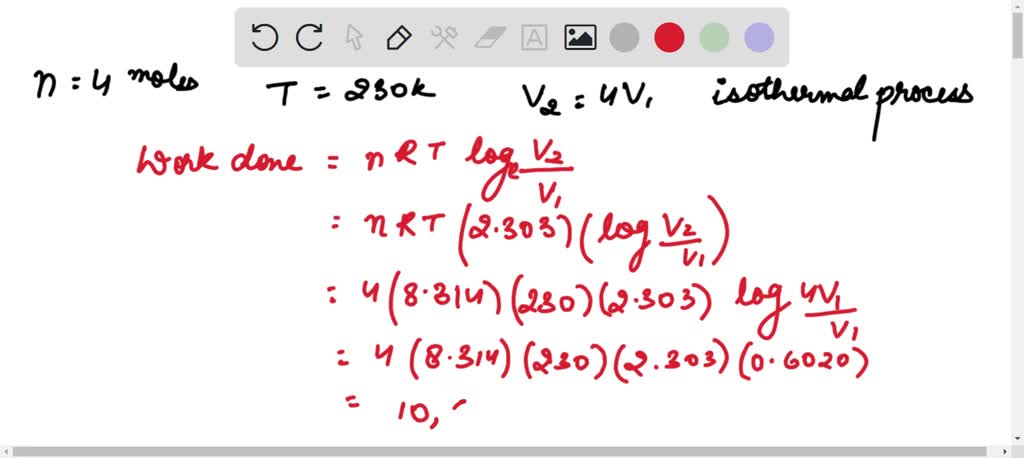 SOLVED: Suppose 4.00 mol of an ideal gas undergoes a reversible ...