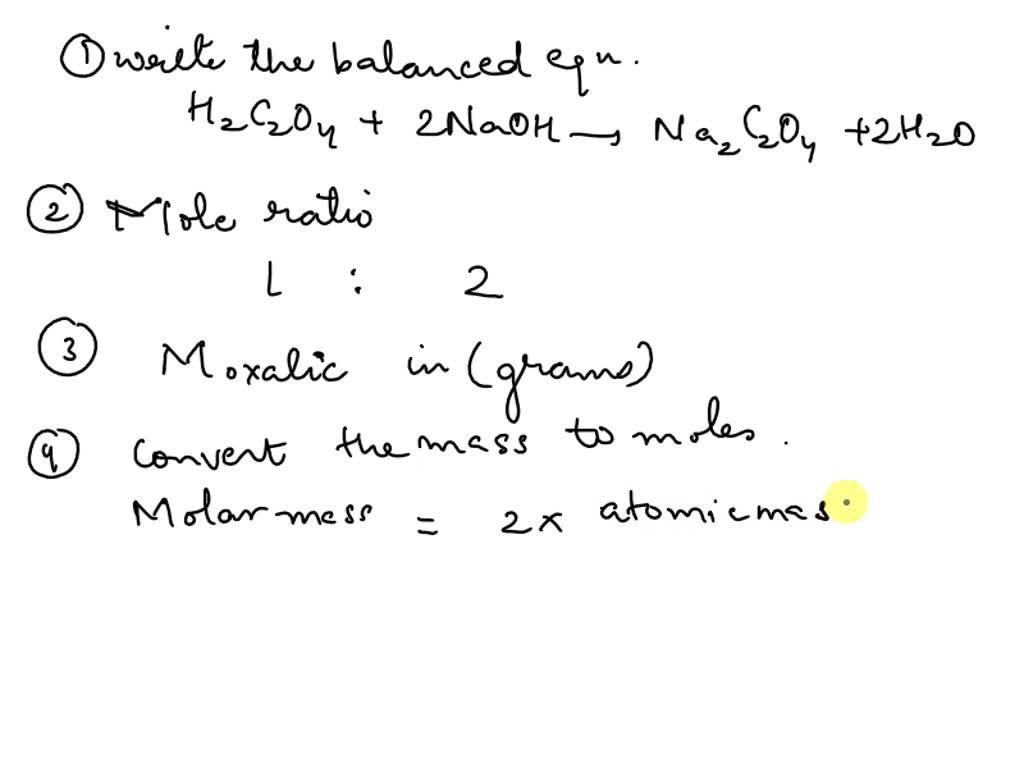 VIDEO solution: How to find moles of NaOH consumed? how to find moles