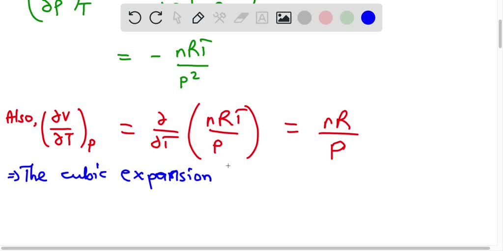 SOLVED '1.17 The cubic expansion coefficient a is defined by (av 0 = V
