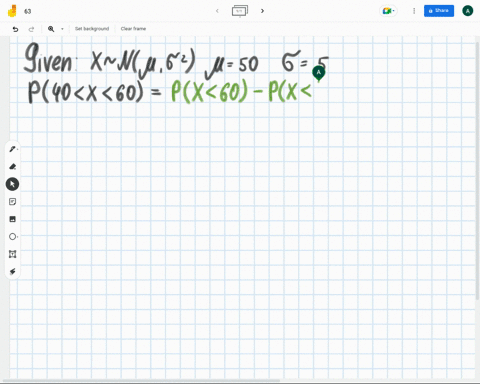 if-xis-normally-distributed-with-mean-of-50-and-standard-deviation-of-5-what-is-the-p40x60-select-one-059-b-098-095-d-none-of-these-e-055-10773